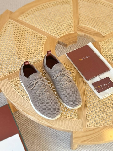 Loro Piana кроссовки мужские текстиль весенние / осенние серые премиум 893956RO