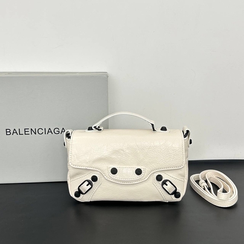 Balenciaga сумка женские натуральная кожа белые люкс 531268VY