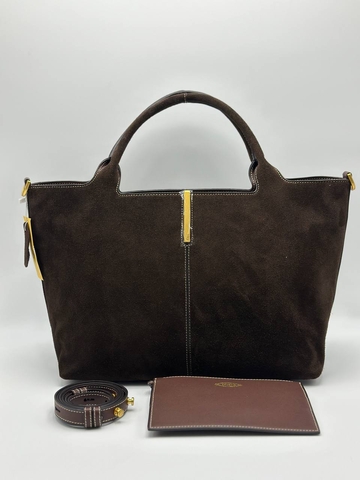 Tod’s сумка женские натуральная замша коричневые люкс 867052AD