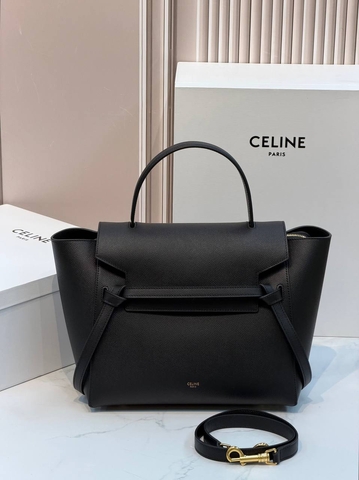 Celine BELT BAG сумка женские натуральная кожа черные премиум 683921VU