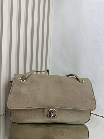 Chanel сумка женские натуральная кожа бежевые люкс 795573DV
