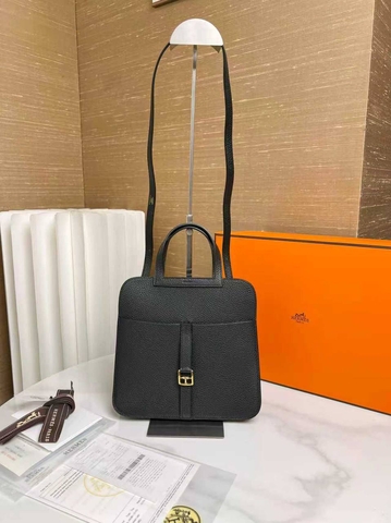 Hermes сумка женские натуральная кожа черные премиум 868779HW