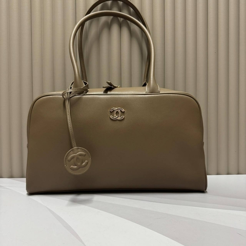 Chanel сумка женские натуральная кожа коричневые люкс 371528NH