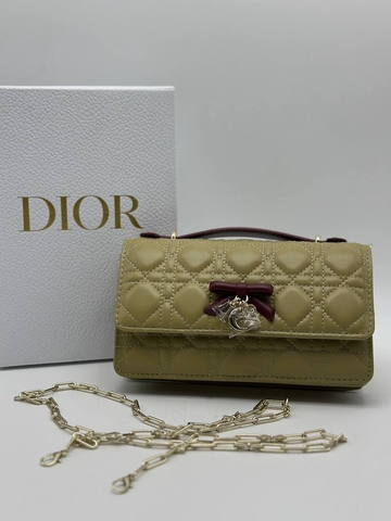 Dior сумка женские натуральная кожа зеленые люкс 704106RO