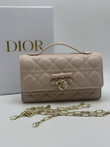 Dior сумка женские натуральная кожа розовые люкс 544288BK