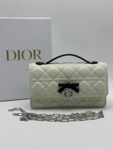 Dior сумка женские натуральная кожа белые люкс 987800AF