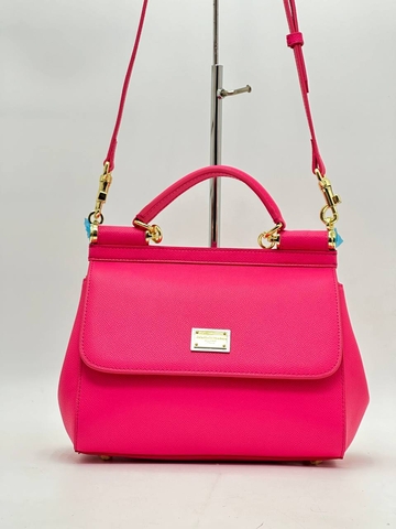 Dolce & Gabbana сумка женские натуральная кожа розовые люкс 612258LZ