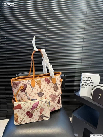 Louis Vuitton сумка женские канва натуральная кожа бежевые микс люкс 265053RS