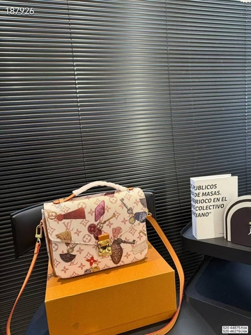 Louis Vuitton сумка женские канва натуральная кожа бежевые микс люкс 886471LX