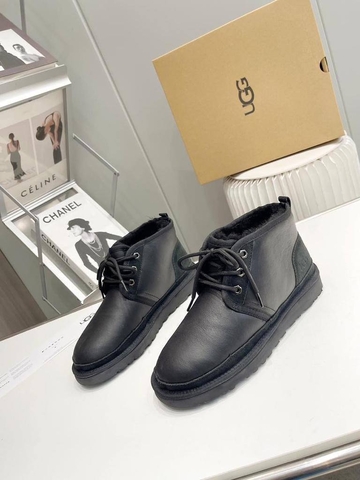 UGG угги мужские натуральная кожа зимние черные 597890CI