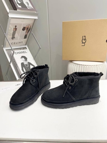 UGG угги мужские натуральная замша зимние черные 889590EI