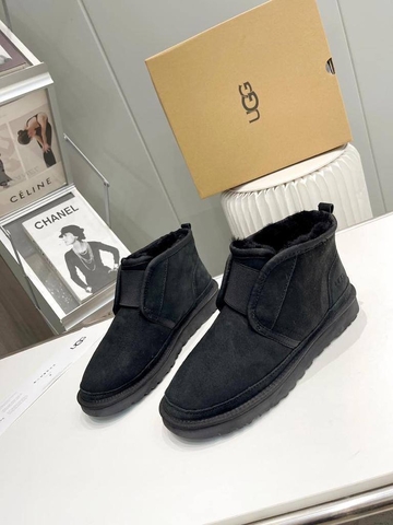 UGG угги мужские натуральная кожа зимние черные 841626MS