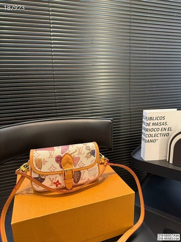 Louis Vuitton сумка женские канва натуральная кожа бежевые микс люкс 671221PP