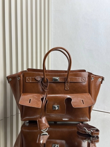 Balenciaga сумка женские натуральная кожа оранжевые люкс 846460OC