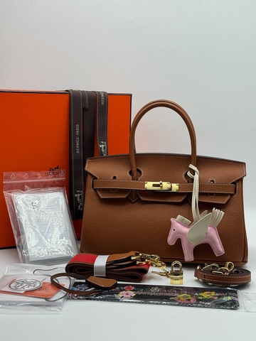 Hermes сумка женские натуральная кожа оранжевые люкс 220956KI
