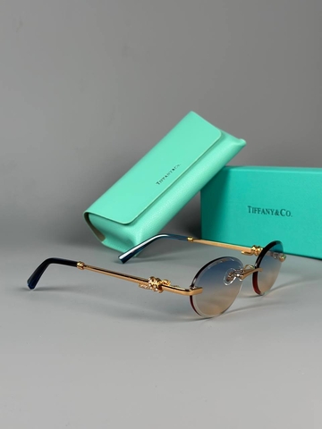 Tiffany & Co. очки женские золотистые премиум 425572ZL