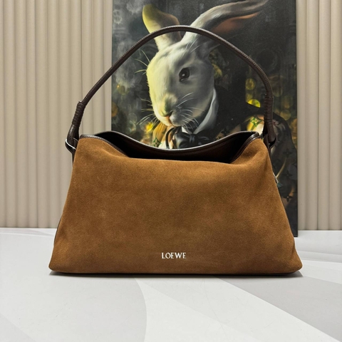 Loewe сумка женские натуральная замша оранжевые люкс 686426EZ