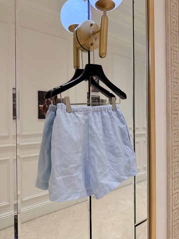 Chanel шорты женские голубые премиум 961367QR