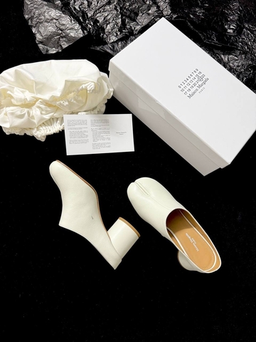 Maison Margiela мюли женские натуральная кожа летние белые премиум 484150WE