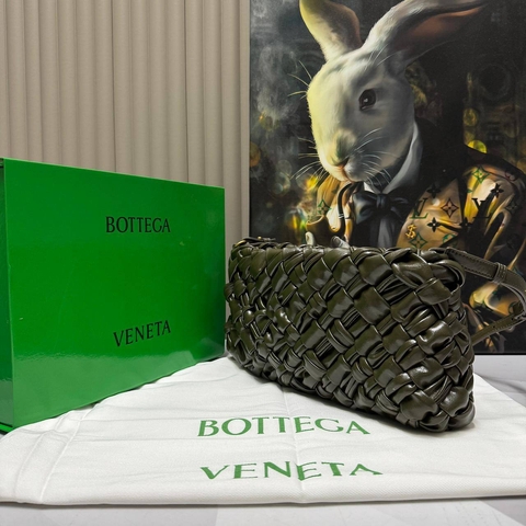 Bottega Veneta сумка женские натуральная кожа зеленые люкс 154119NP