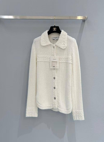 Chanel кардиган женские бежевые белые премиум 596719PJ
