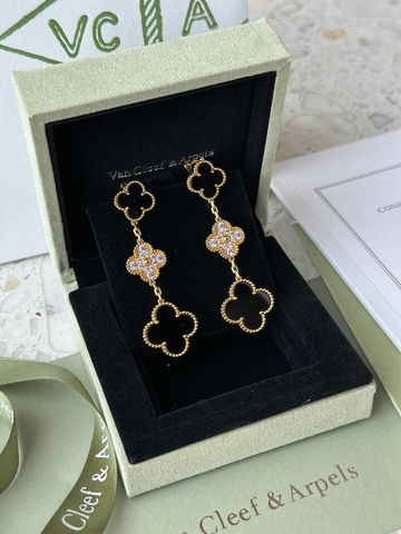 Van Cleef & Arpels Alhambra серьги женские премиум 444588CF