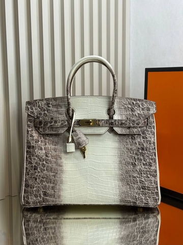 Hermes Birkin сумка женские натуральная кожа бежевые микс люкс 682091IY
