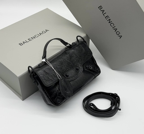 Balenciaga сумка женские натуральная кожа черные люкс 379158LR