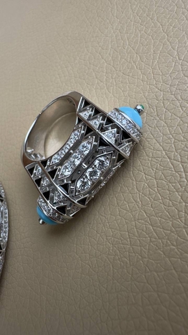 Cartier Geometrie & Contrastes кольцо артикул 507430DC в интернет-магазине «GLOBESTYLE»