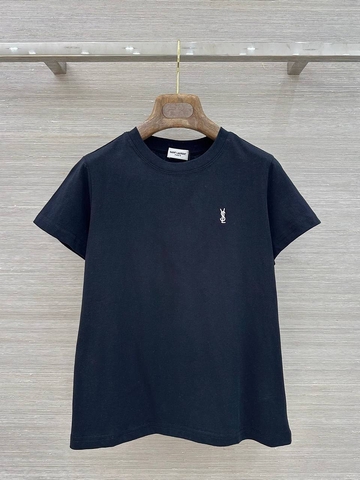 Yves Saint Laurent футболка женские черные премиум 613459TE