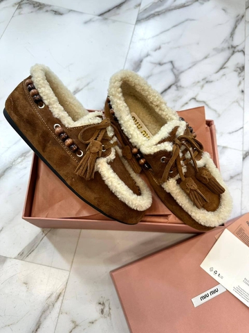 Miu Miu лоферы артикул 700438OH в интернет-магазине «GLOBESTYLE»