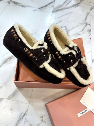 Miu Miu лоферы артикул 532855DD в интернет-магазине «GLOBESTYLE»