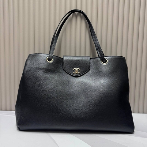Chanel сумка женские натуральная кожа черные люкс 658603EN