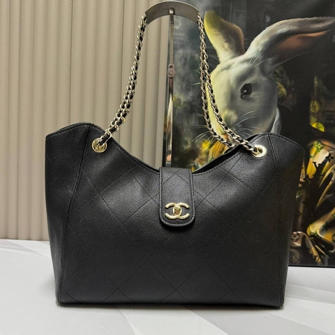 Chanel сумка женские натуральная кожа черные люкс 432502VM