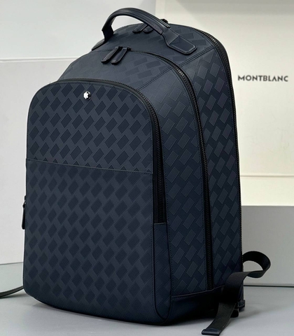 Montblanc рюкзак мужские натуральная кожа синие премиум 699798TW