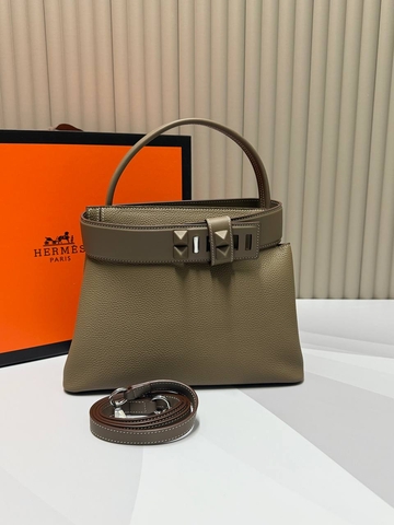 Hermes сумка женские натуральная кожа зеленые люкс 574507HH