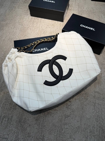 Chanel сумка женские натуральная кожа белые премиум 317195FM