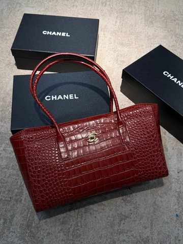 Chanel сумка женские натуральная кожа красные премиум 710143LB