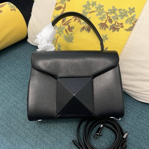 Valentino сумка женские натуральная кожа черные премиум 585158TA