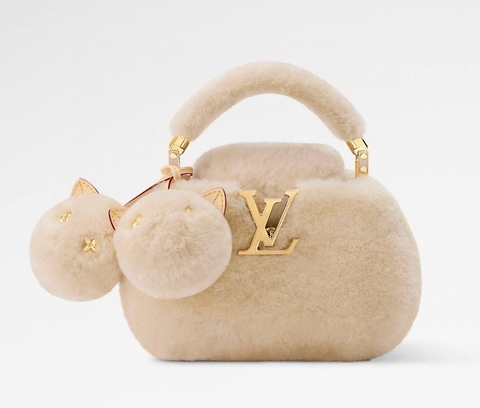 Louis Vuitton сумка женские натуральный мех бежевые премиум 981611PT
