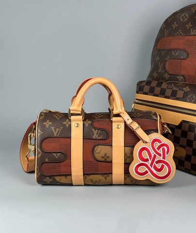 Louis Vuitton Keepall 25 mit Schulterriemen сумка мужские натуральная кожа коричневые премиум 836294IM
