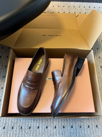 Miu Miu лоферы артикул 564075IN в интернет-магазине «GLOBESTYLE»