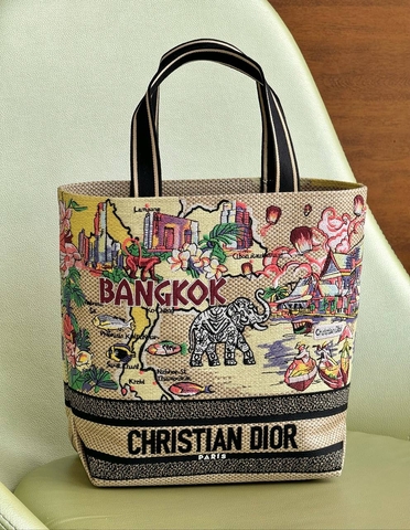 Dior сумка женские рафия черные премиум 722518UQ