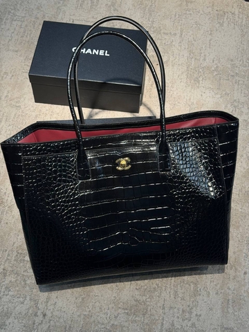 Chanel сумка женские натуральная кожа черные премиум 982155BB