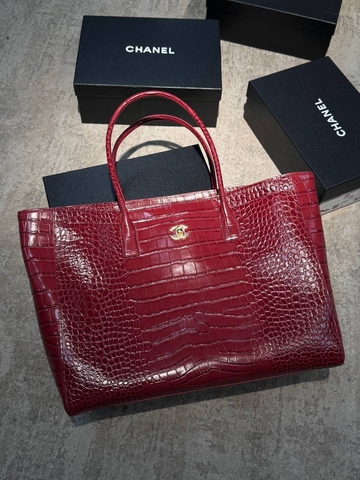 Chanel сумка женские натуральная кожа красные премиум 135933JF