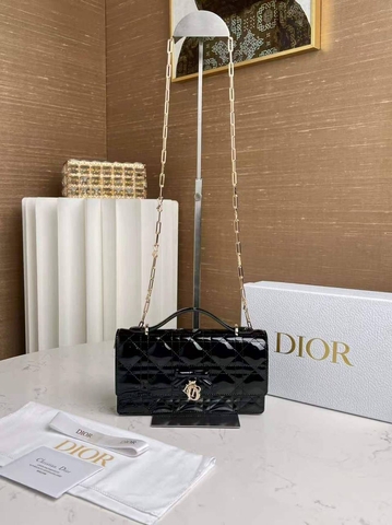 Dior сумка женские натуральная кожа черные премиум 905261KE
