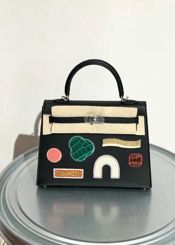 Hermes сумка женские натуральная кожа черные премиум 927906MT