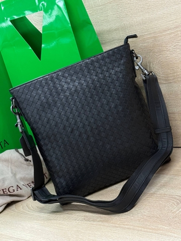 Bottega Veneta сумка мужские натуральная кожа черные премиум 777112SQ