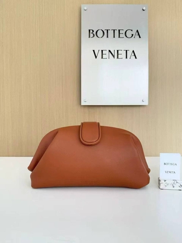 Bottega Veneta клатч женские натуральная кожа оранжевые премиум 121357DV
