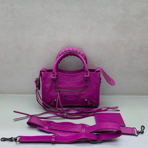 Balenciaga сумка женские натуральная кожа розовые премиум 817959PK